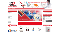 Desktop Screenshot of llaverospublicitarios.net